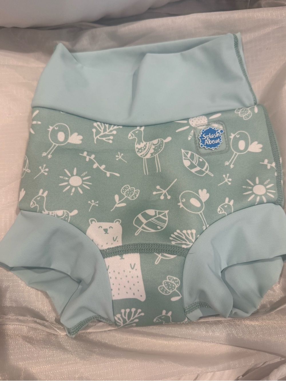 Kids' Reusable Swim Nappy - Mint Green